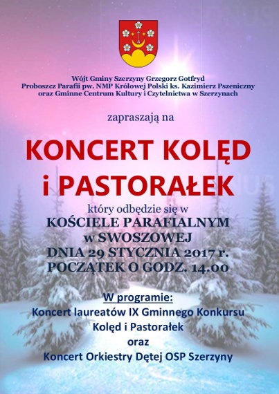 Miniaturka artykułu Koncert kolęd i pastorałek styczeń 2017