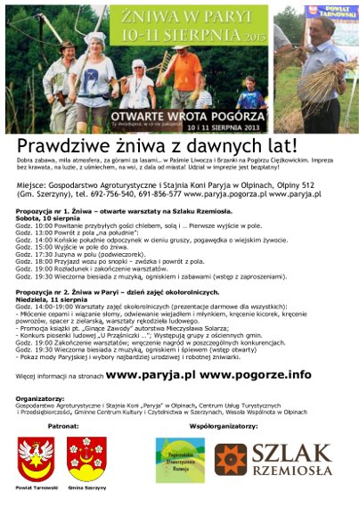 Miniaturka artykułu Żniwa w Paryji 2013