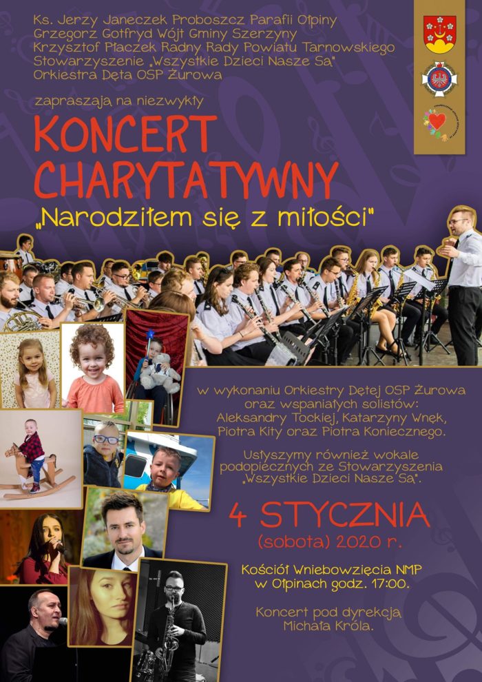 Miniaturka artykułu „Narodziłem się z miłości” koncert charytatywny już 4 stycznia w Ołpinach!