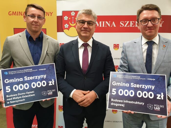 Miniaturka artykułu Kolejne miliony dla Gminy Szerzyny z Polskiego Ładu