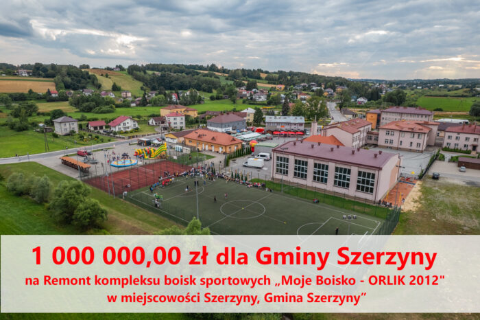 Miniaturka artykułu 1 milion złotych na remont Orlika w Szerzynach