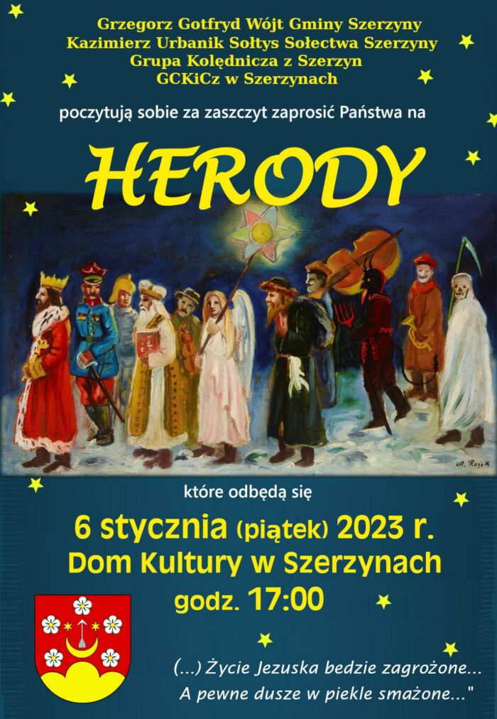 Miniaturka artykułu HERODY 2023 w Szerzynach