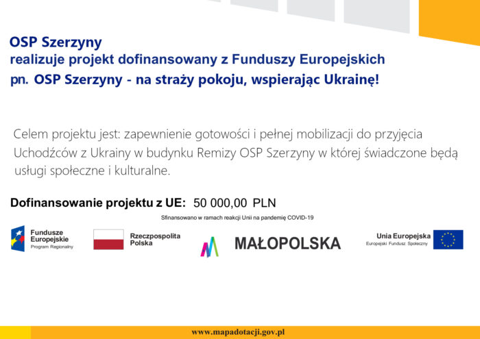 Miniaturka artykułu OSP Szerzyny – na straży pokoju, wspierając Ukrainę!