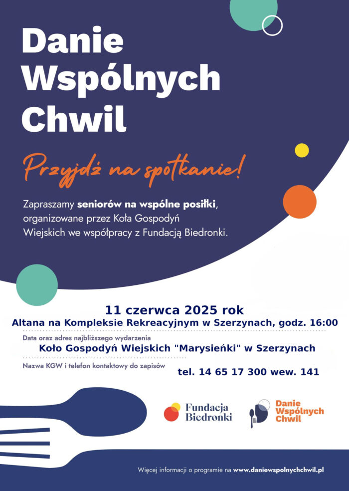 Miniaturka artykułu Zapraszamy na drugie spotkaie – z Fundacją Biedronki